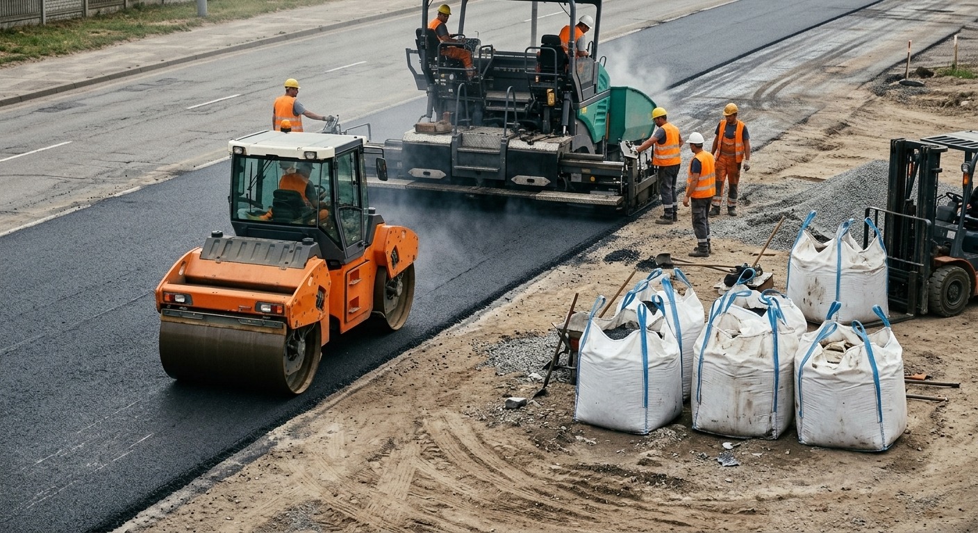 Bagged Bitumen for Road Construction