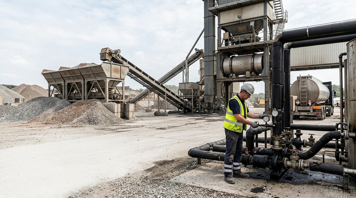 asphalt production for projects requiring practical bitumen handling